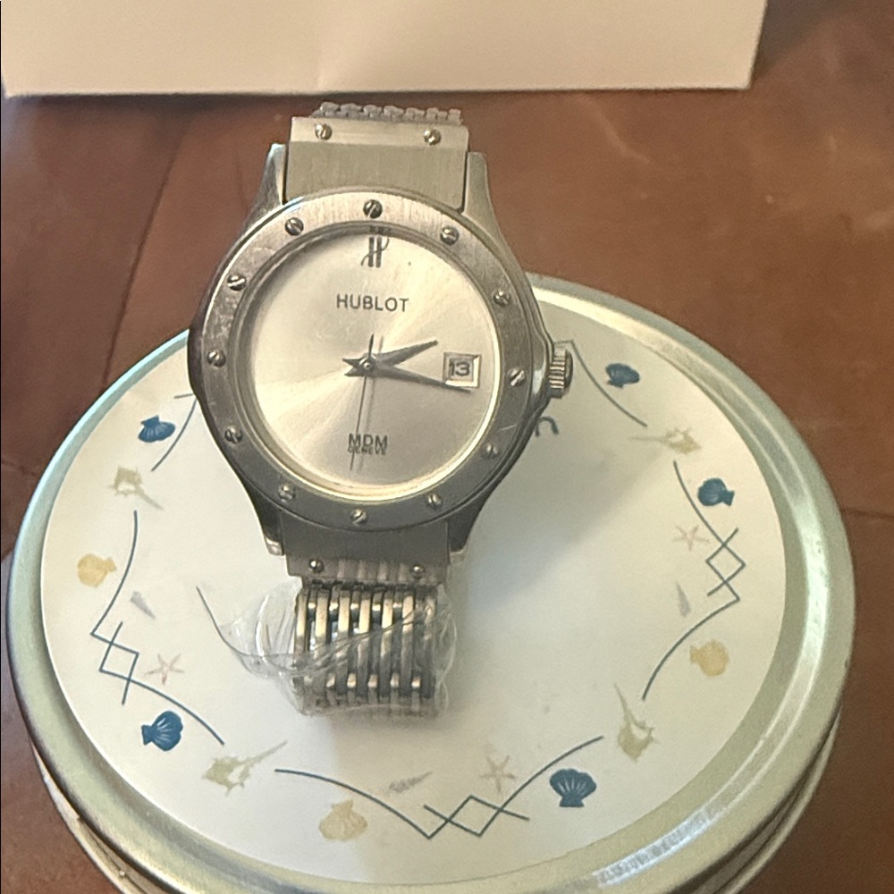 Hublot Silver Smartwatch with Signature Design